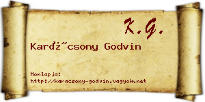 Karácsony Godvin névjegykártya